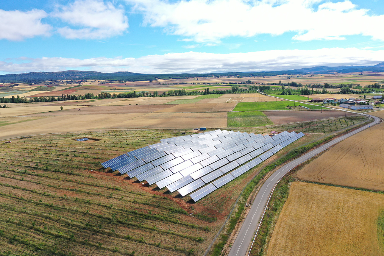 Planta solar de 900 kW en Carreberzosa (Palencia)