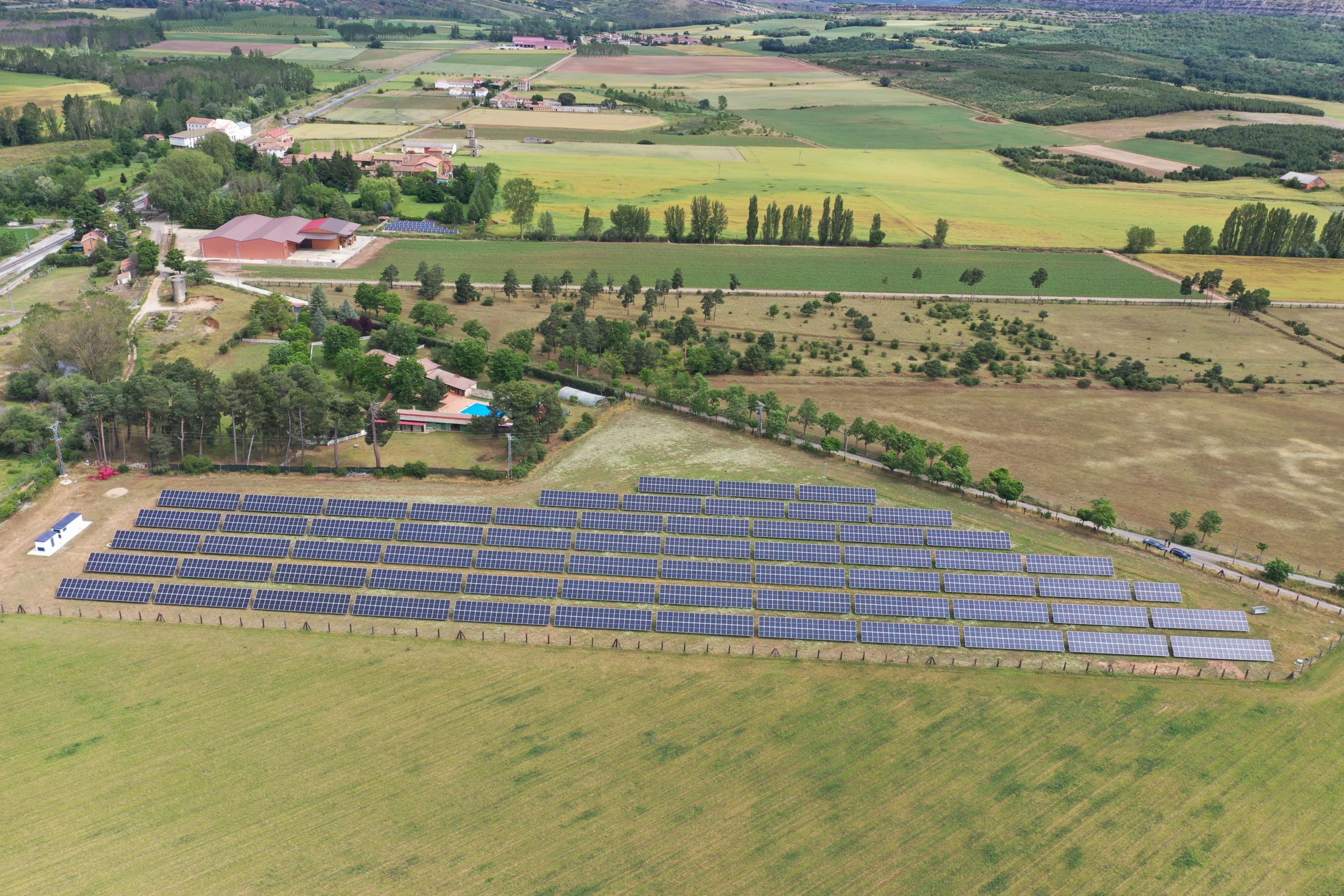 Planta solar de 800 kW en Sta. Mª de Mave (Palencia)